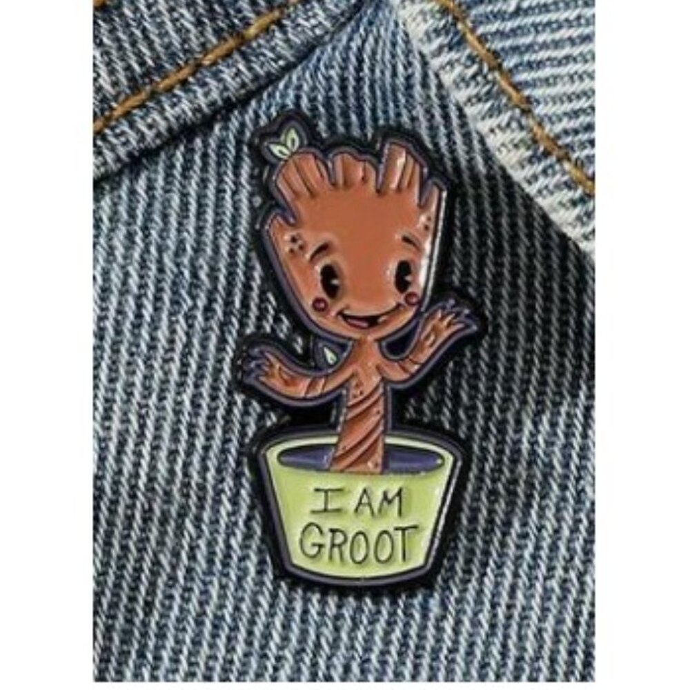 MARVEL Baby Groot “I Am Groot” Enamel Pin (BRAND-NEW & OMG SO CUTE!)